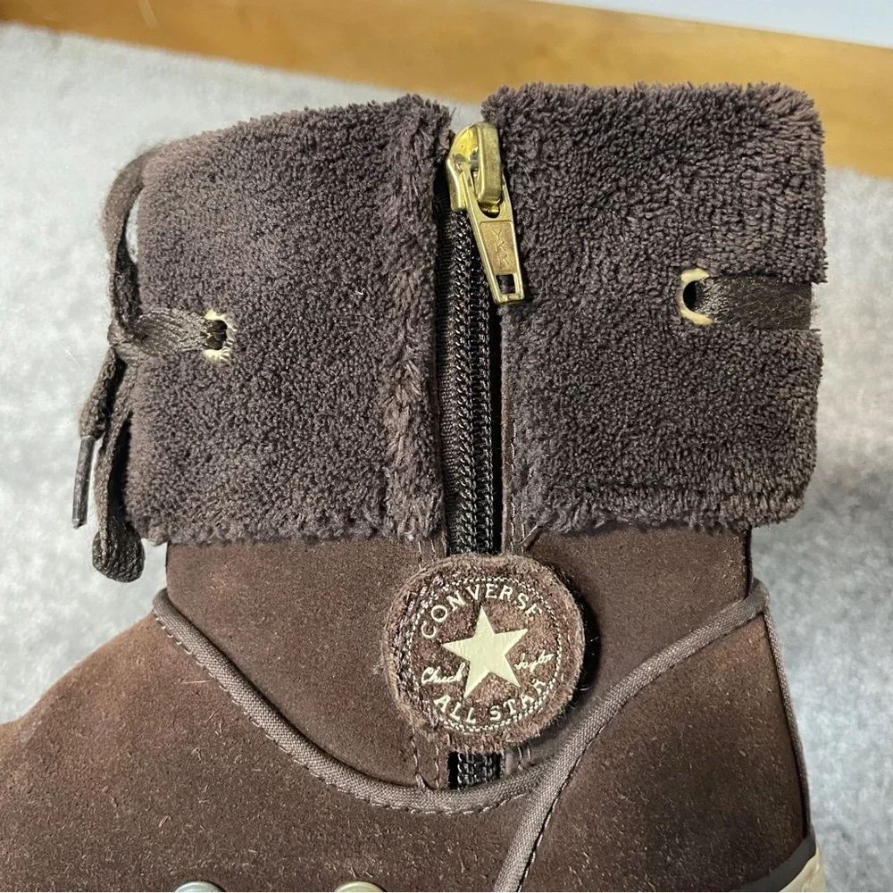 Converse Kids Brown Chuck Taylor‎ Boots Unisex Kids Size 12.5